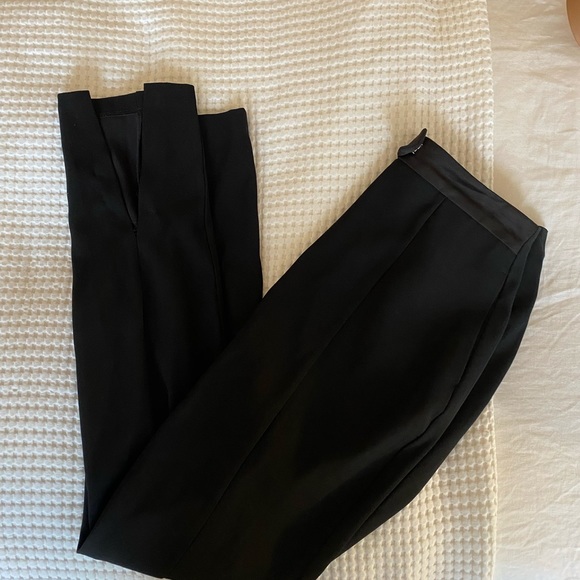 Topshop Split Hem Cigarette Pants - Picture 3 of 10